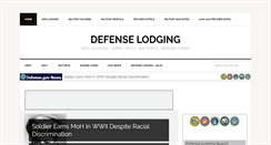 Desktop Screenshot of defenselodging.com